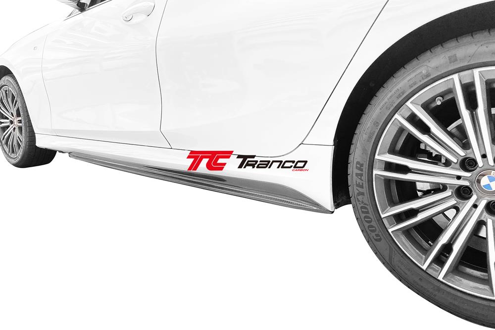 B32009 <BR> G20/G21 P 側裙定風翼 FOR M 保桿  <BR>適用:M SPORT/ M TECH保桿  <BR>材質:碳纖維