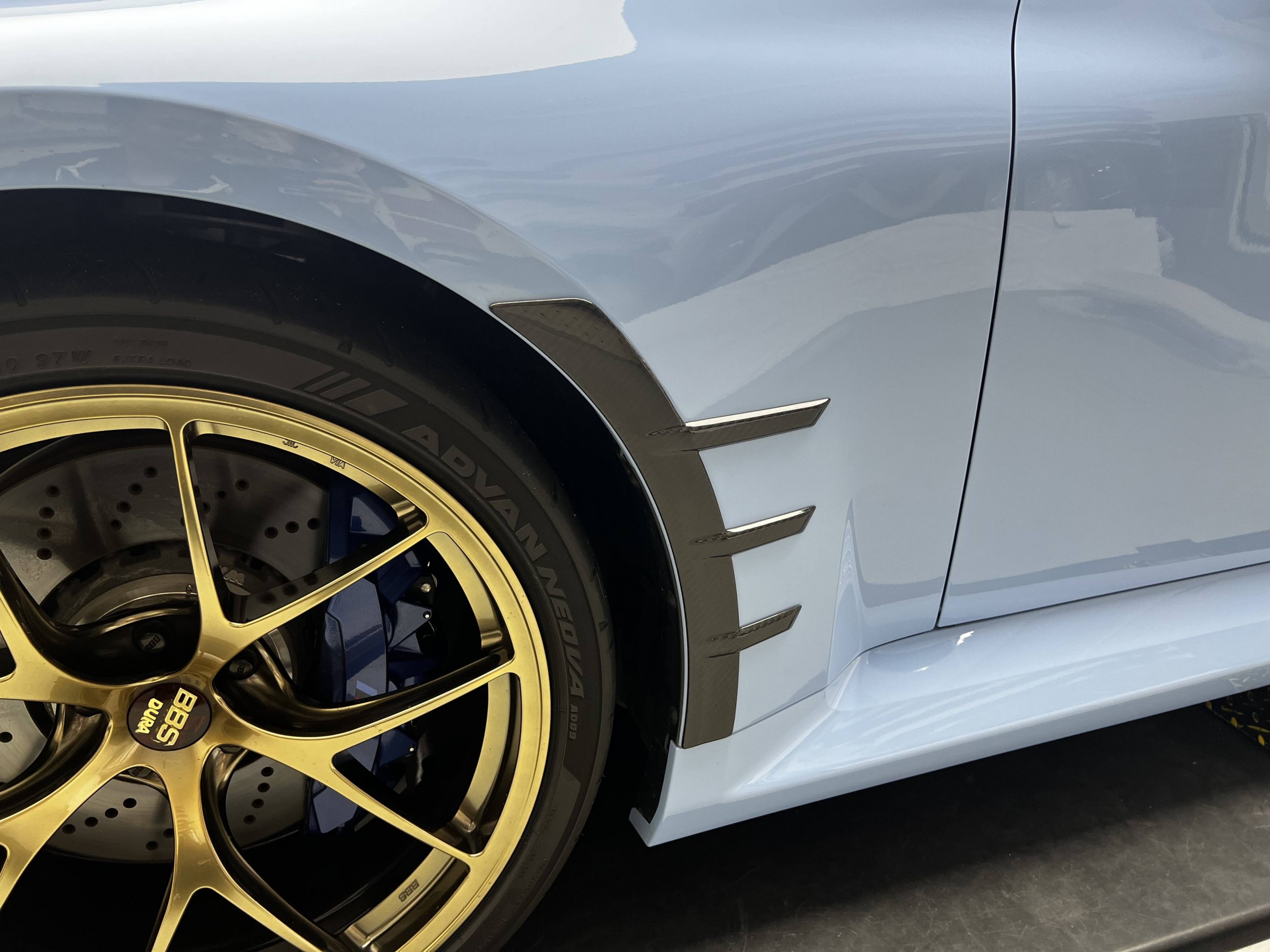 G87 M2 碳纖維 前輪弧