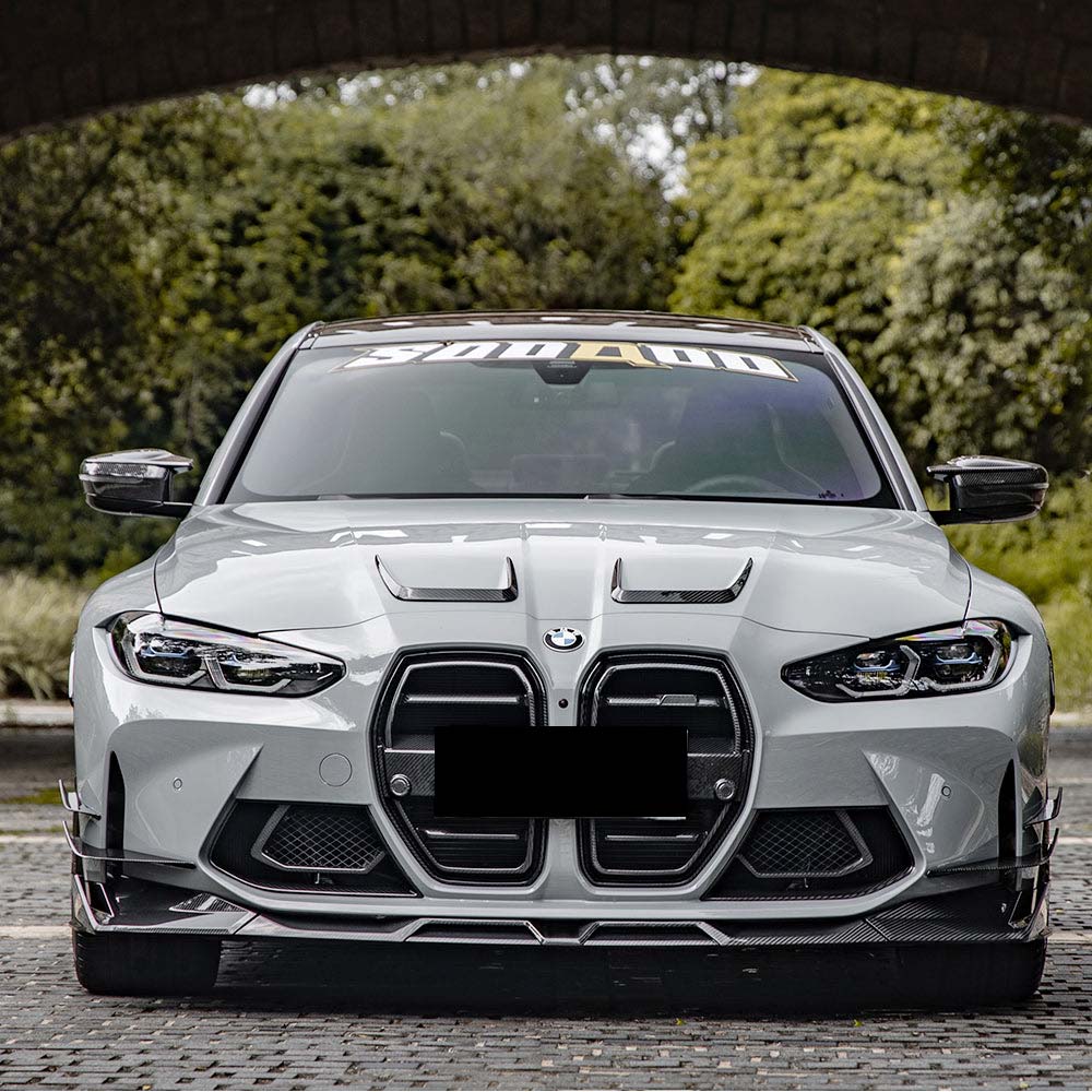 G80 G82 碳纖維 前保進氣飾框