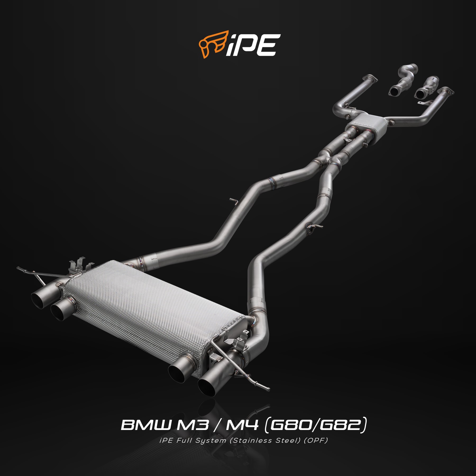 G80 G82 M3 M4 IPE 排氣管 Downpipe 中尾段 等長前管 鈦合金