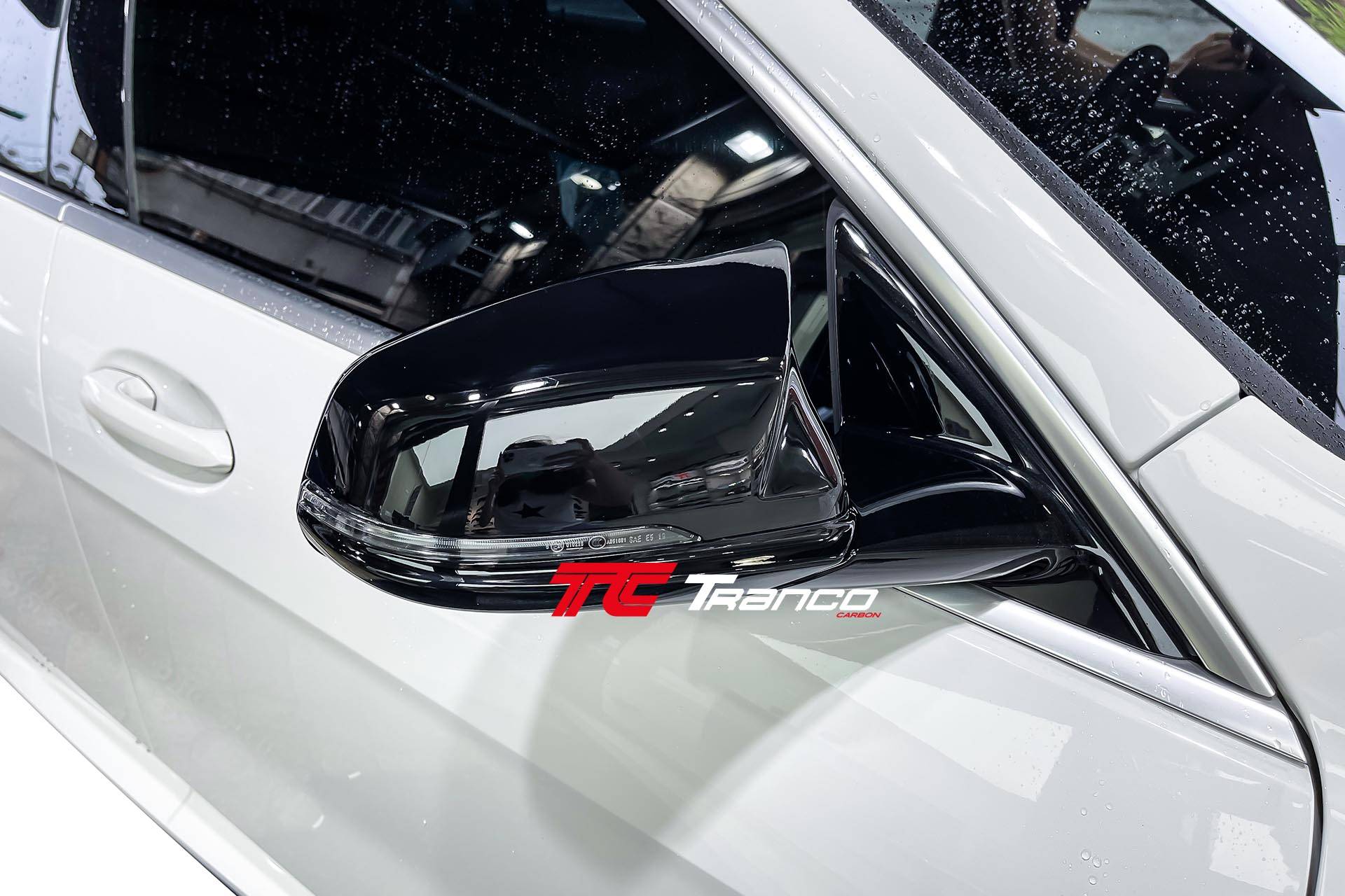 BMW F44 亮黑 牛角 後視鏡