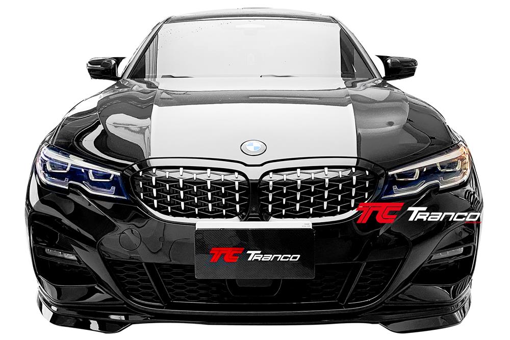 B32013  <BR>G20/G21 P 亮黑 前下巴+前定風翼 FOR M 保桿 <BR> 適用:M SPORT/ M TECH保桿  <BR>材質:ABS