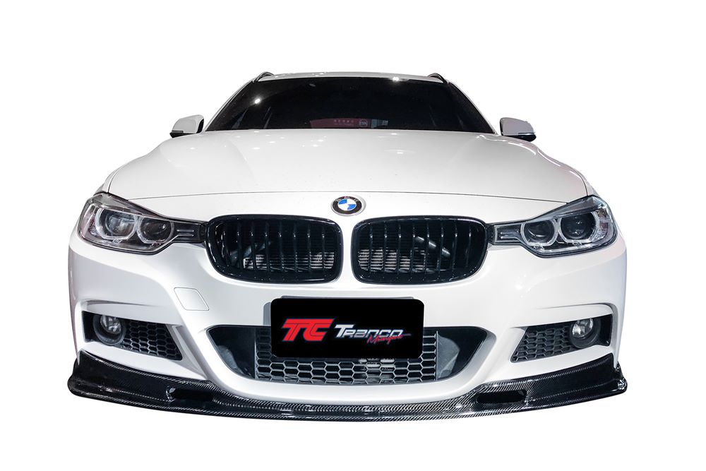 B33023<BR>  F30/31 D 前下巴 FOR M 保桿 <BR> 適用:M Sport/ M tech保桿 <BR> 材質:碳纖維