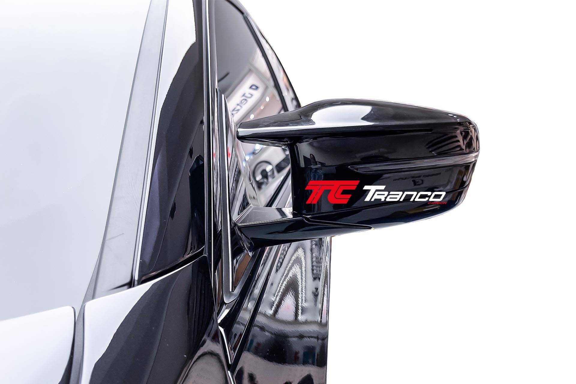 G42 牛角 亮黑 後視鏡蓋 4件組