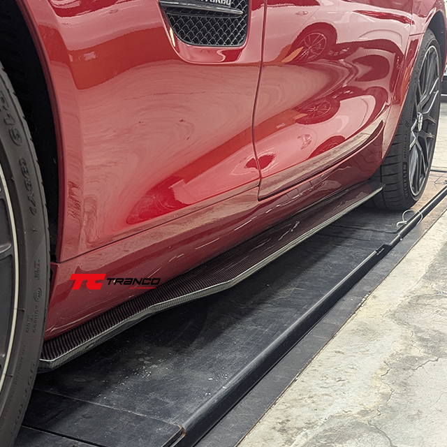 AMG GT C190 碳纖維 側裙定風翼