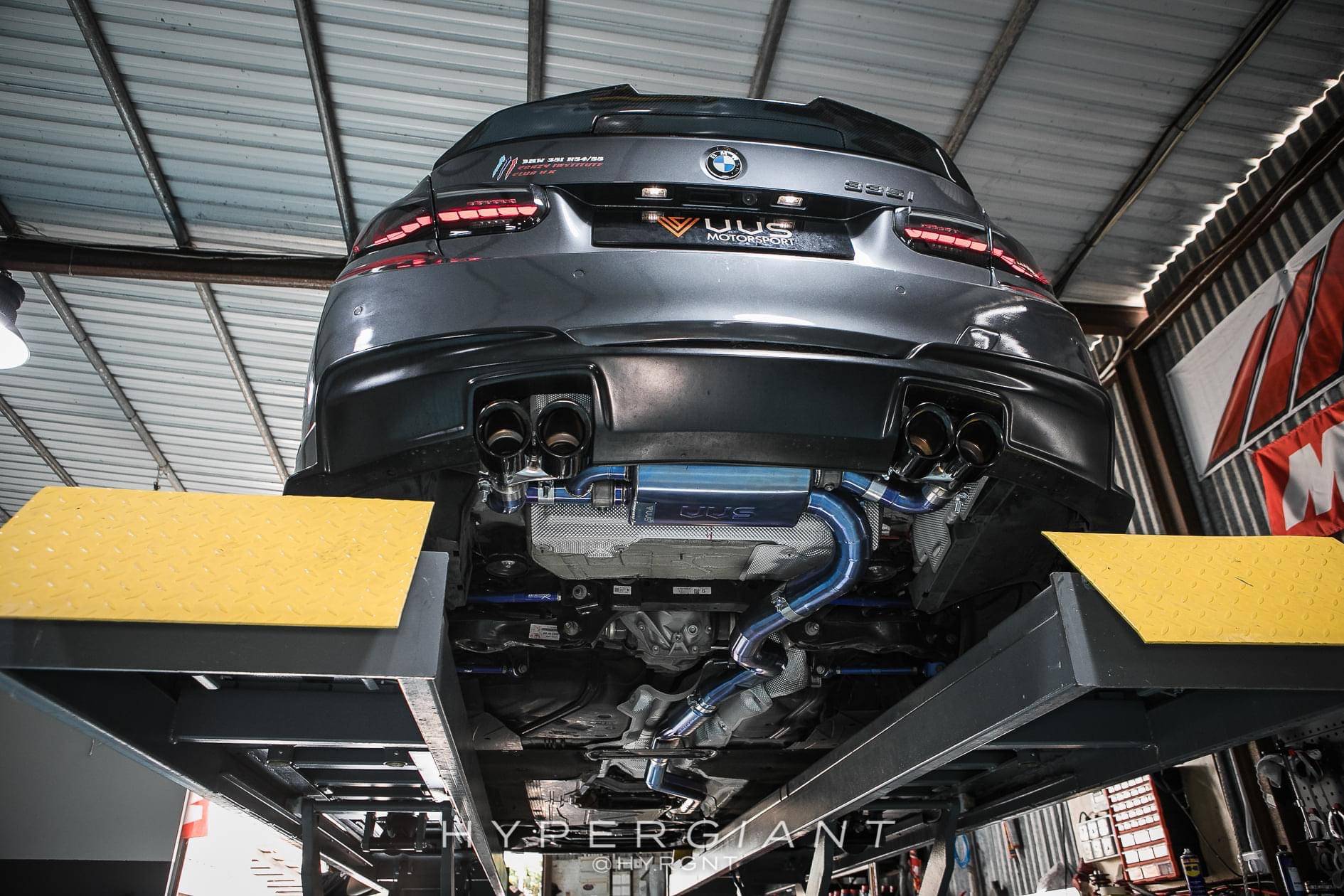 F30 F31 F32 F36 VVS 排氣管 Downpipe當派 全段 中尾段