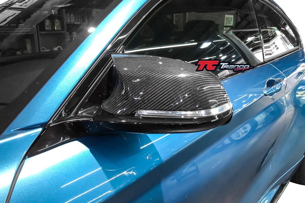 BU12 <br>  F34 3GT 6件式 M4 後視鏡蓋 替換式  <br> 適用:F34 3GT  <br> 材質:ABS+碳纖維