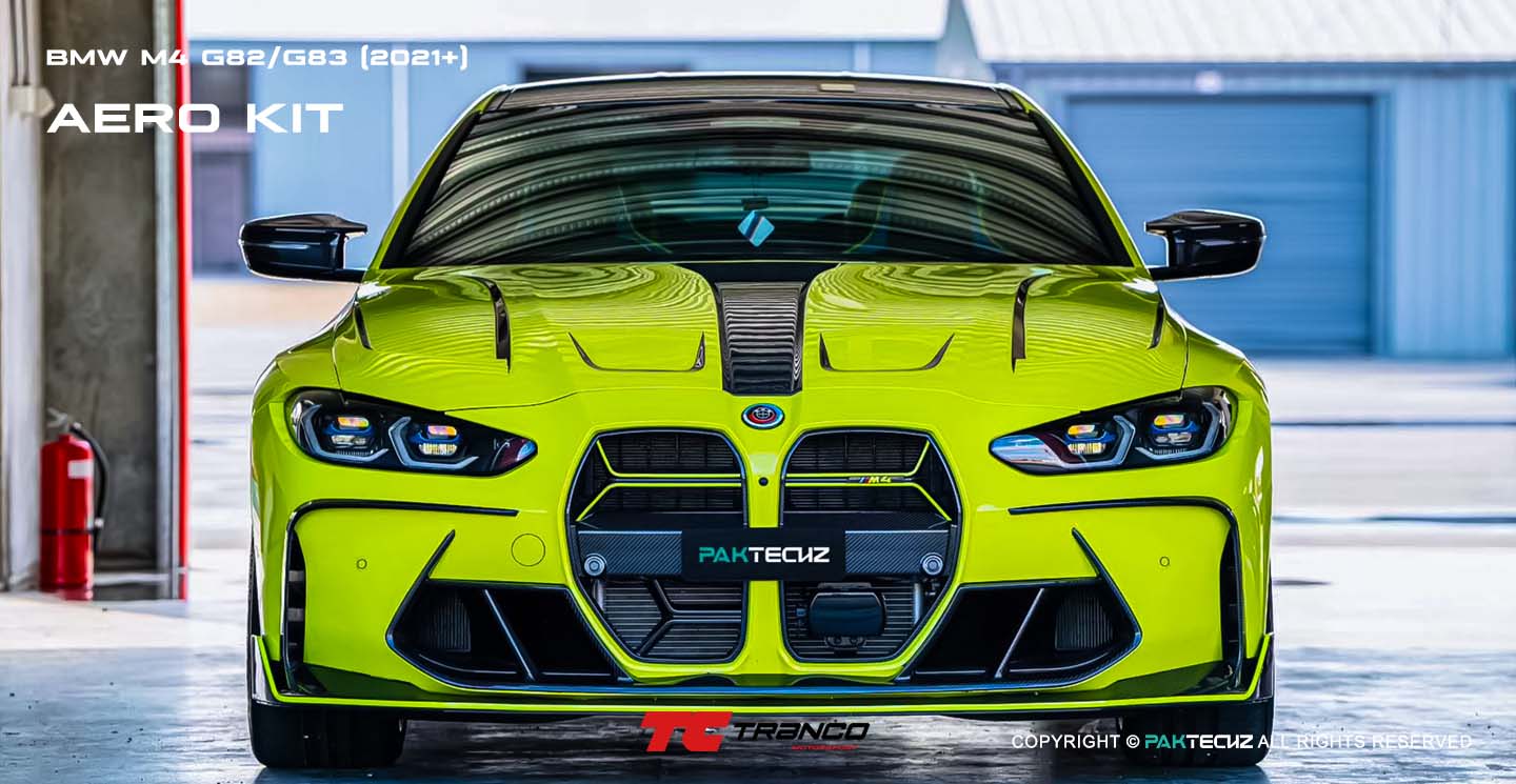 G82 M4 Paktechz 碳纖維前保飾條