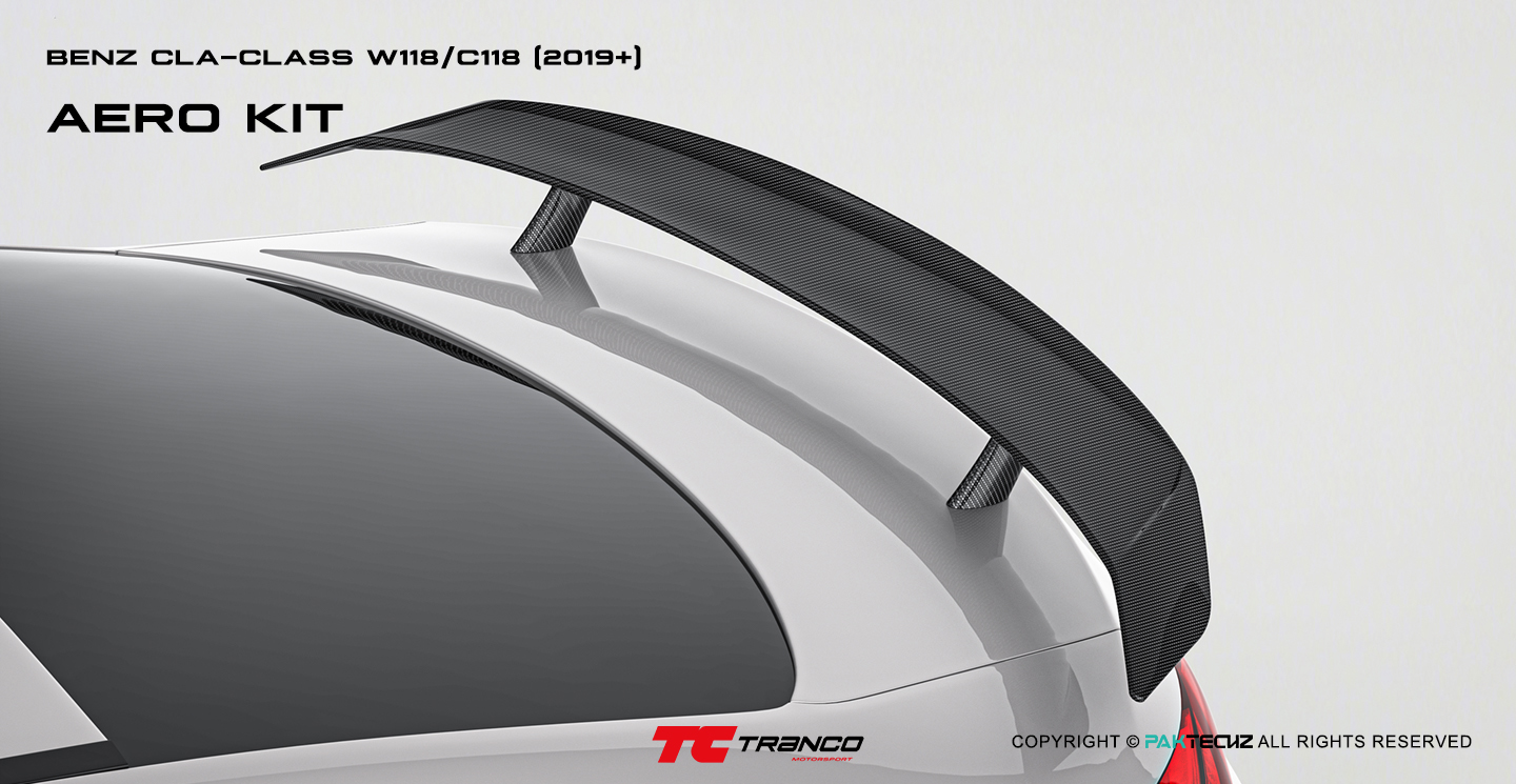 CLA C118 CLA45 Paktechz 碳纖維 戰鬥尾翼