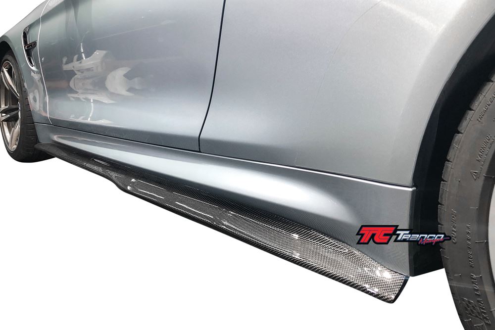 B34808230<BR>  F80/82/83 PSM 側裙定風翼  <BR>適用:M3/M4保桿 <BR> 材質:碳纖維