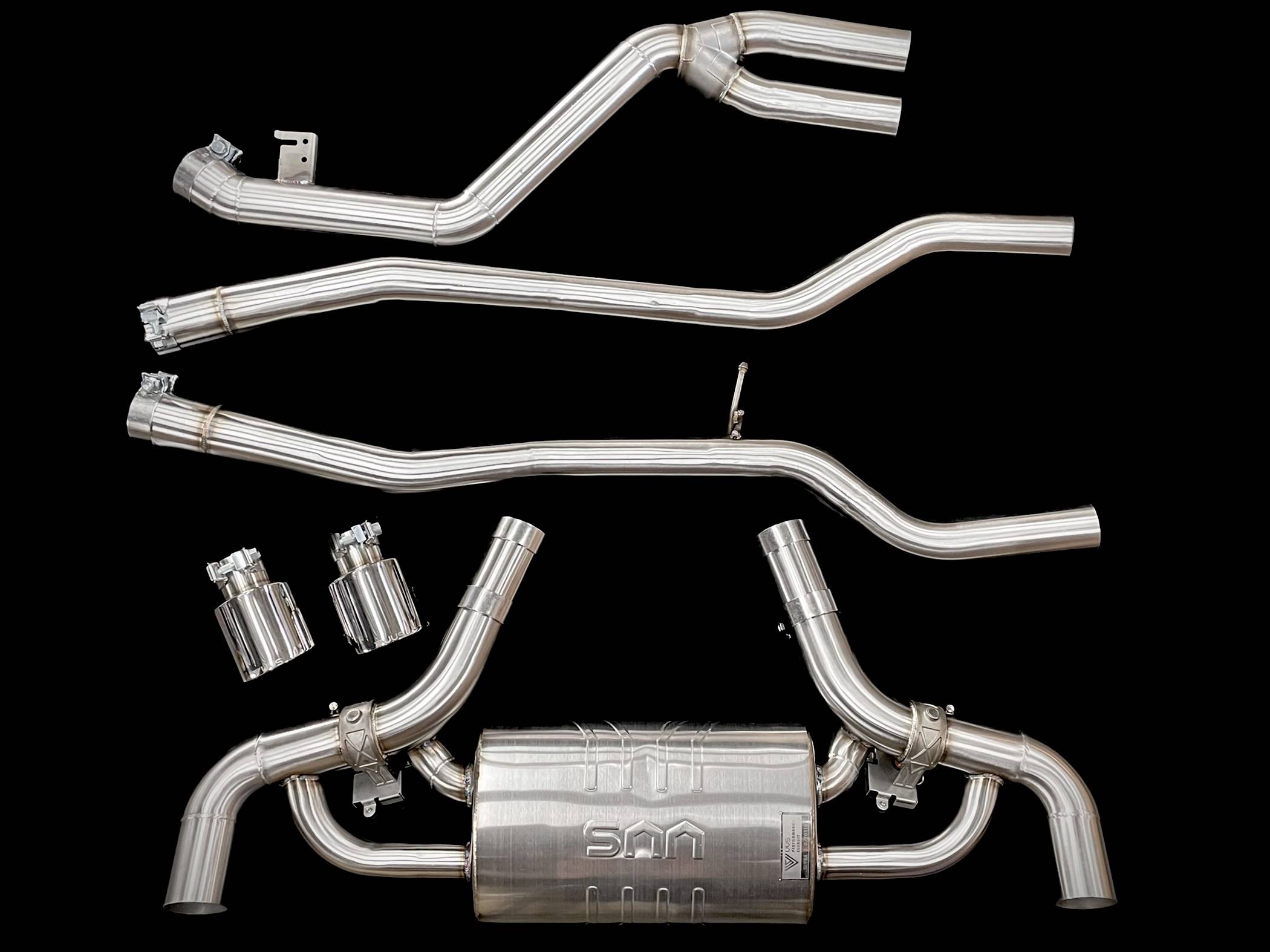 A90 Supra 3.0T VVS 排氣管 Downpipe 當派 全段 中尾段