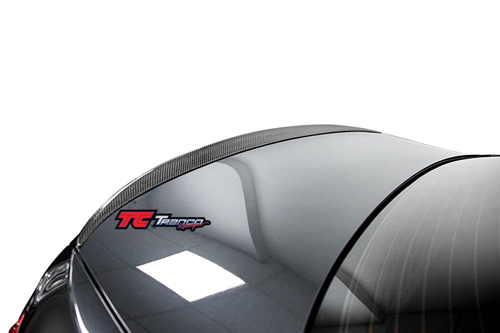 B51039<BR>F10 小鴉尾 尾翼<BR>適用:F10 4門<BR>材質:碳纖維