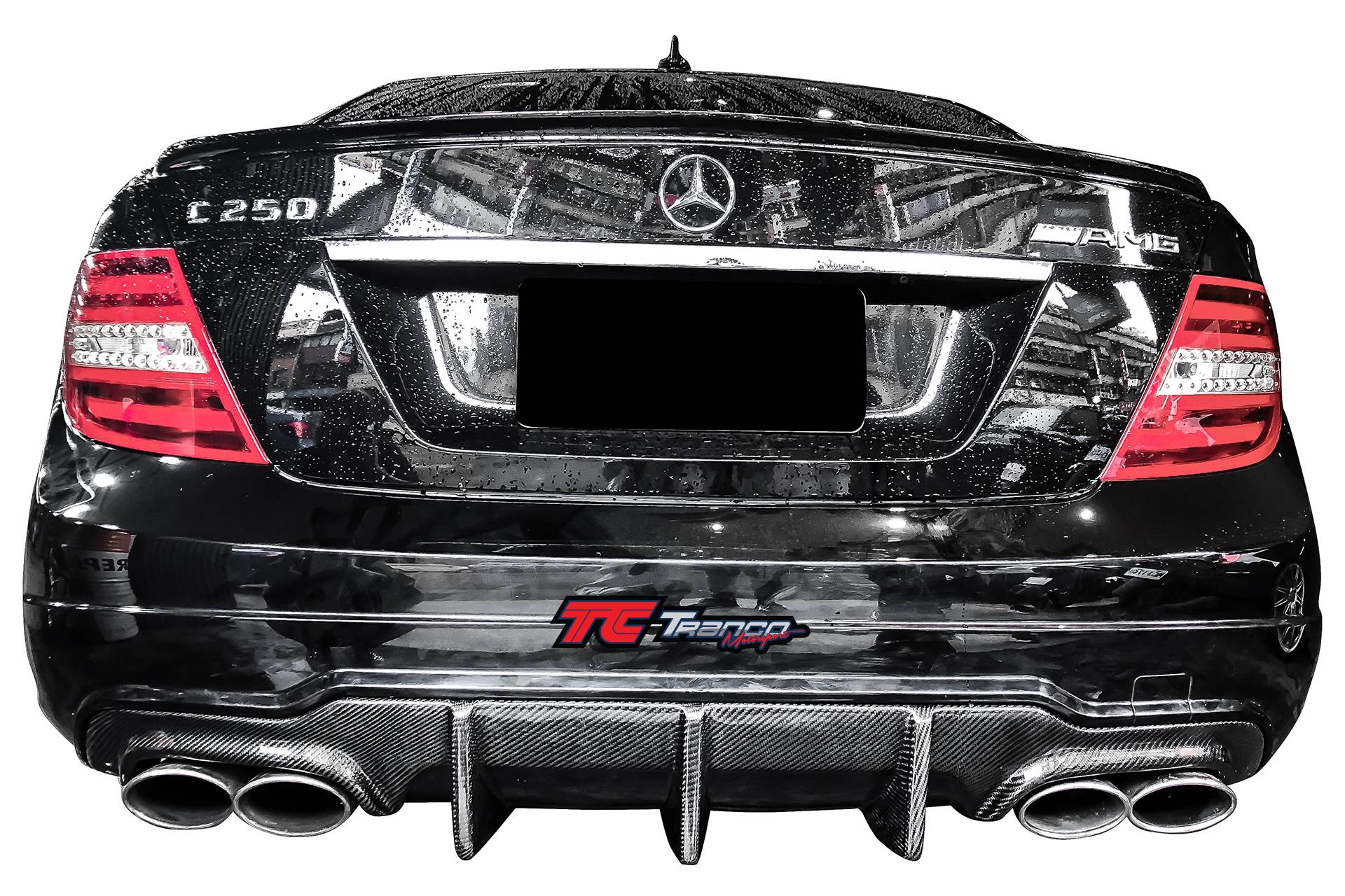 W204 LCI 小改款 DTM 後下巴 AMG C63保