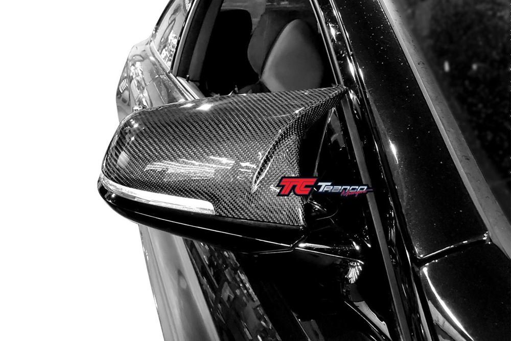 BU02<BR>F20 M4 後視鏡蓋 替換式<BR>適用:ABS+碳纖維<BR>材質:F20