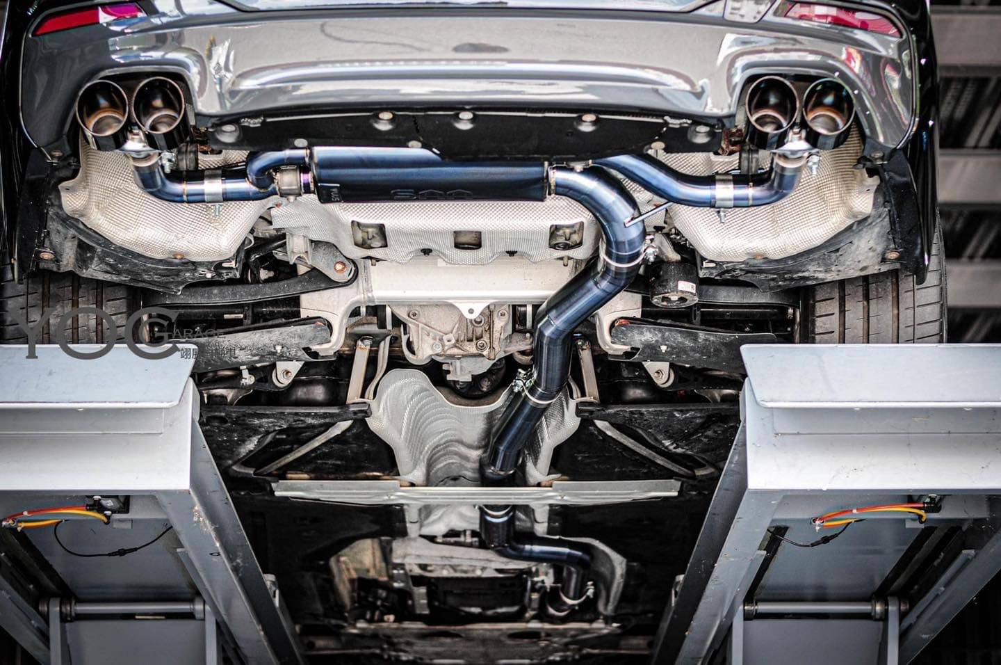 G30 540 VVS 排氣管 Downpipe當派 全段 中尾段