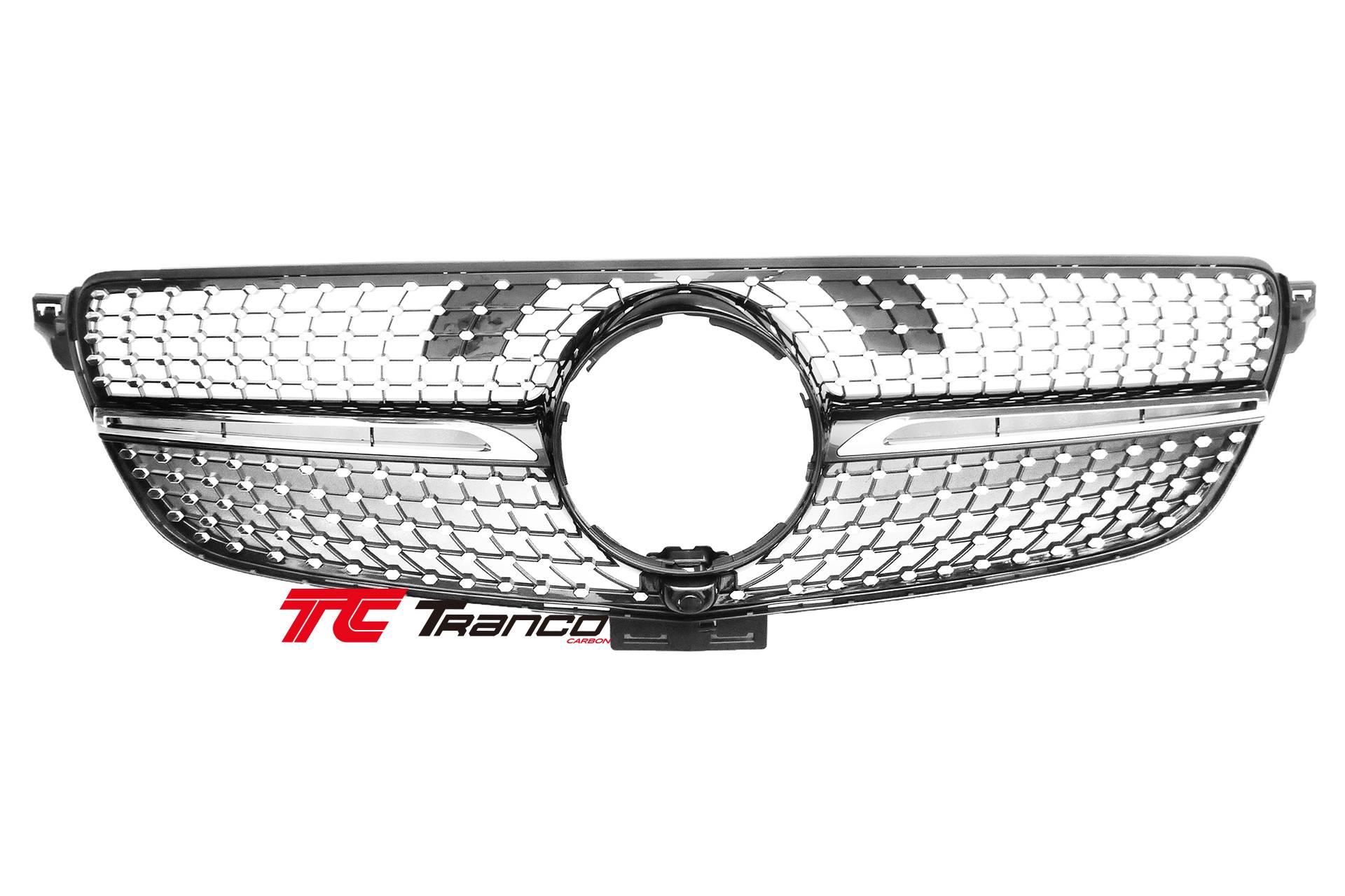 W166 GLE SUV 滿天星 亮黑 水箱罩