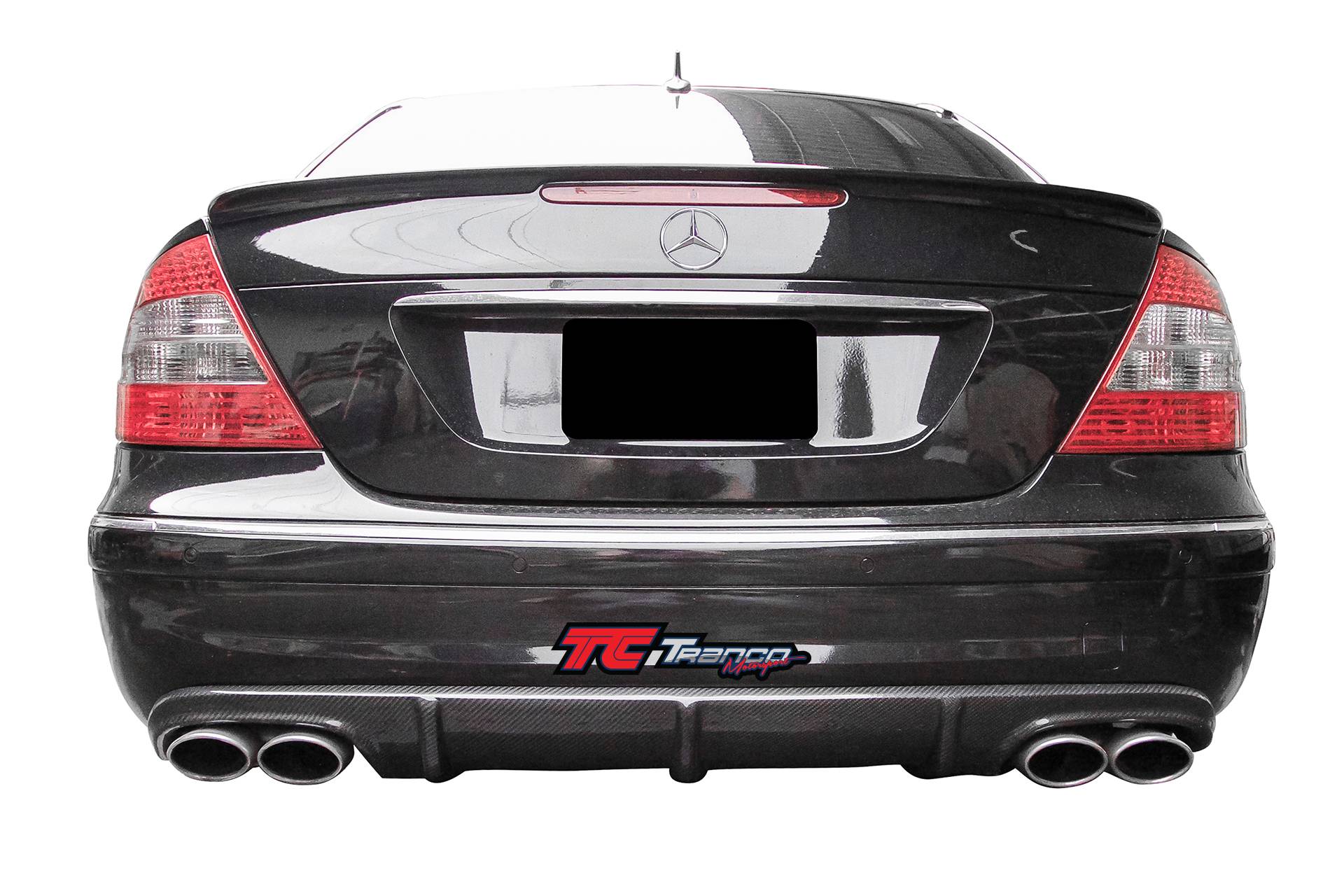 W211 後下巴 4出 FOR AMG E63 E55保桿