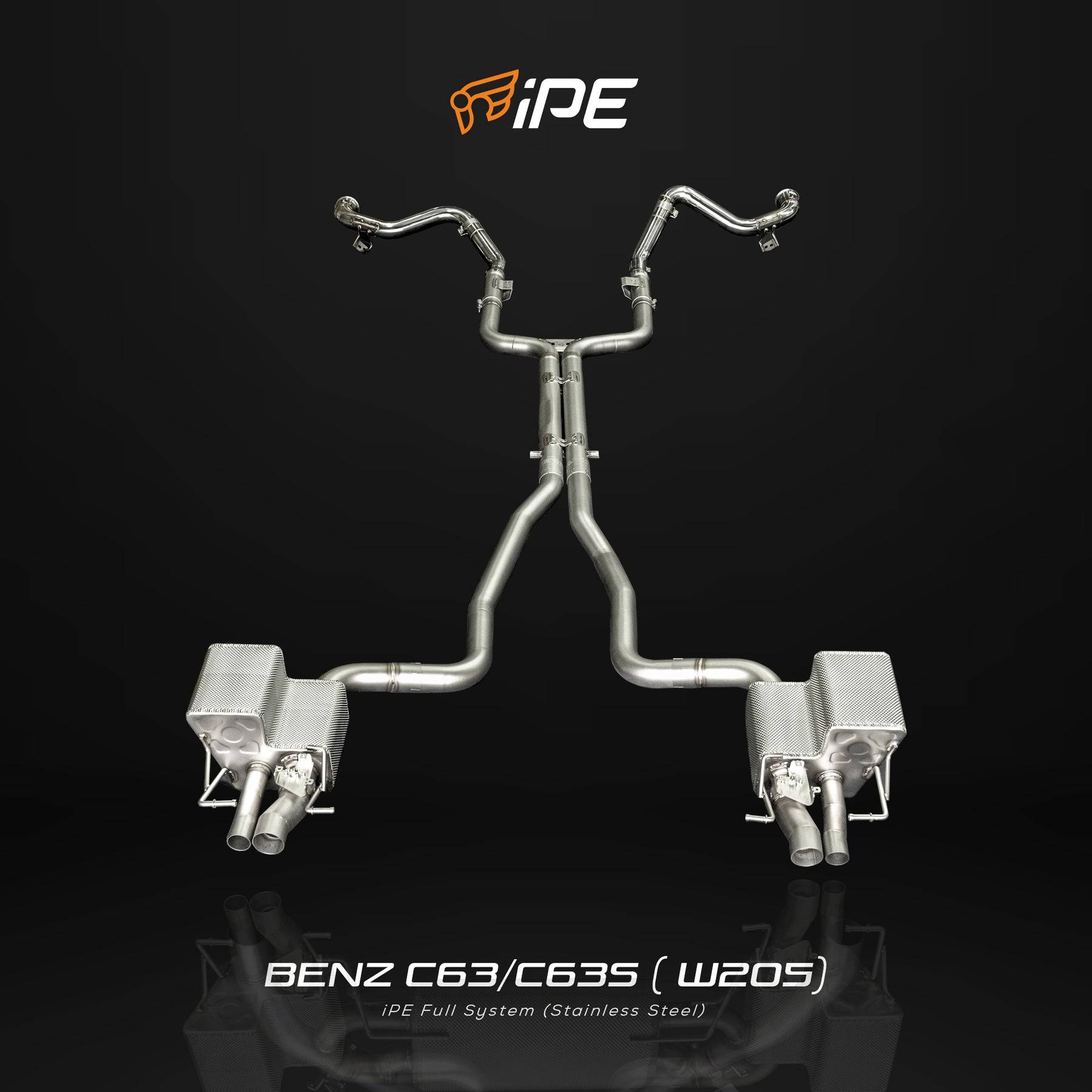 W205 C63  IPE 排氣管Downpipe當派 全段 中尾段