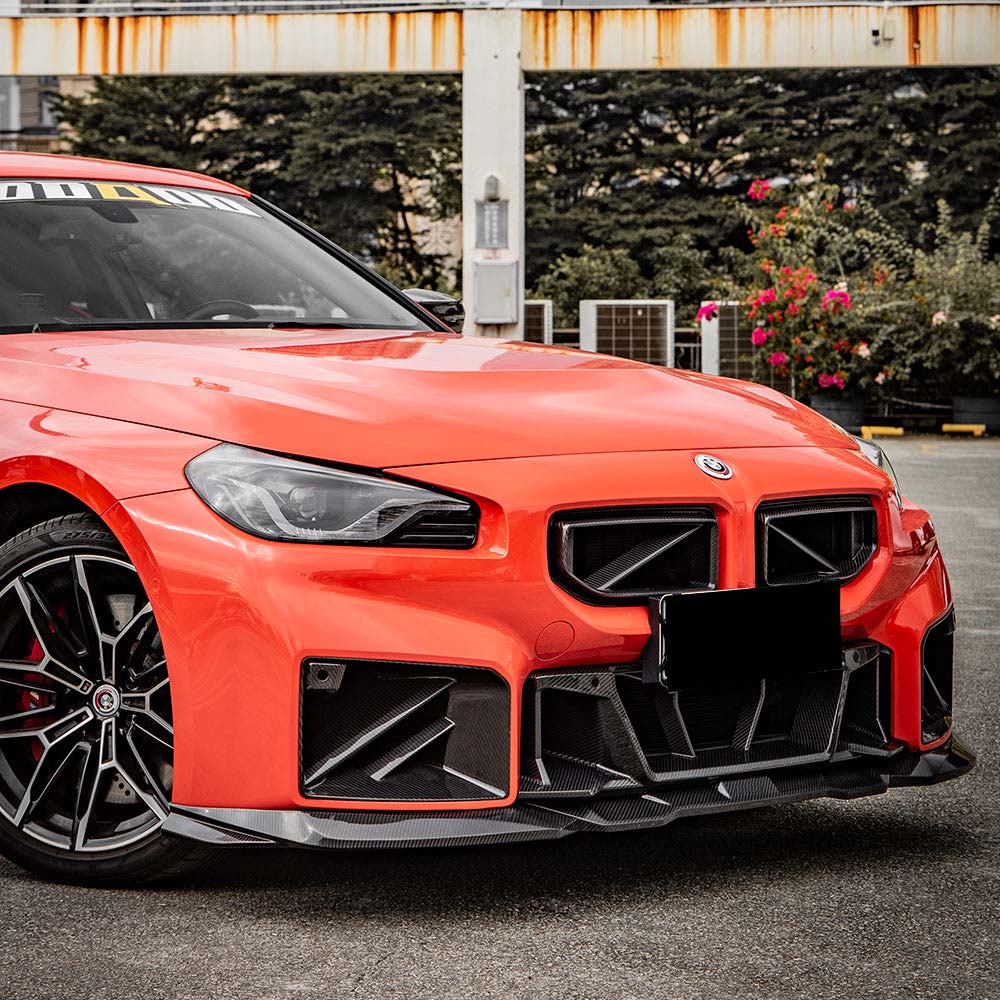 G87 碳纖維 前保左右進氣飾框