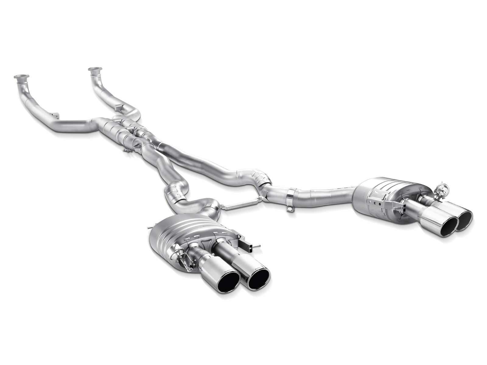 F12 F13 Akrapovic 排氣管 Downpipe當派 全段 中尾段