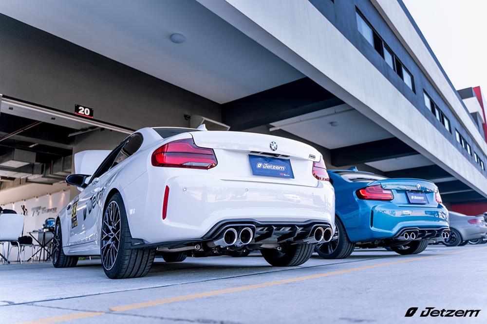 B287021<BR>  F87 M2 M2C Jetzem 後保定風翼 全碳 <BR> 適用:M2 M2C保桿 <BR> 材質:全碳