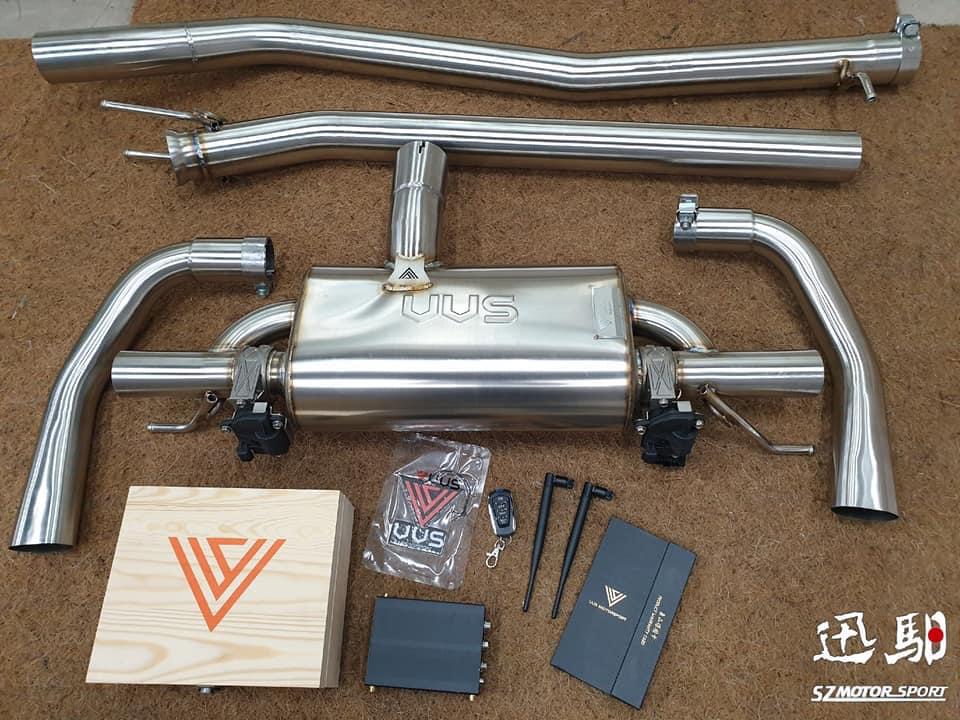 C117 CLA45 VVS 排氣管 Downpipe 當派 全段 中尾段