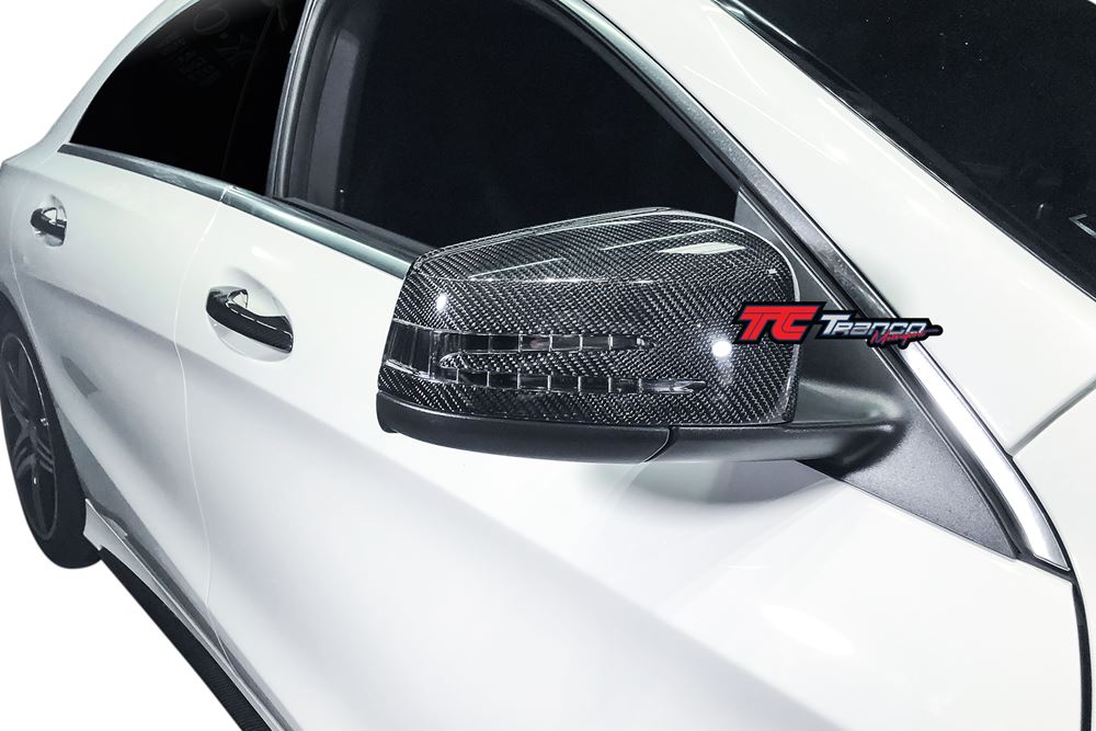 MU04 <br> W176 後視鏡蓋 替換式<br>  適用:W176  <br>材質:ABS+碳纖維