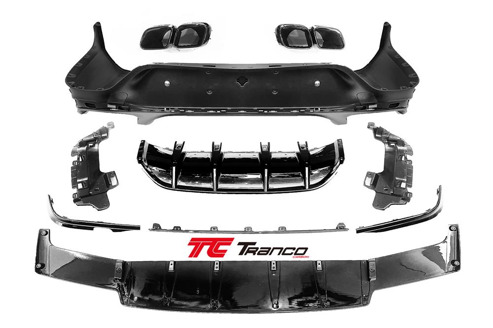 MGLC25310  <br>W253 GLC COUPE LCI 63 後下巴總成 <br> 適用:AMG保桿  <br>材質:ABS