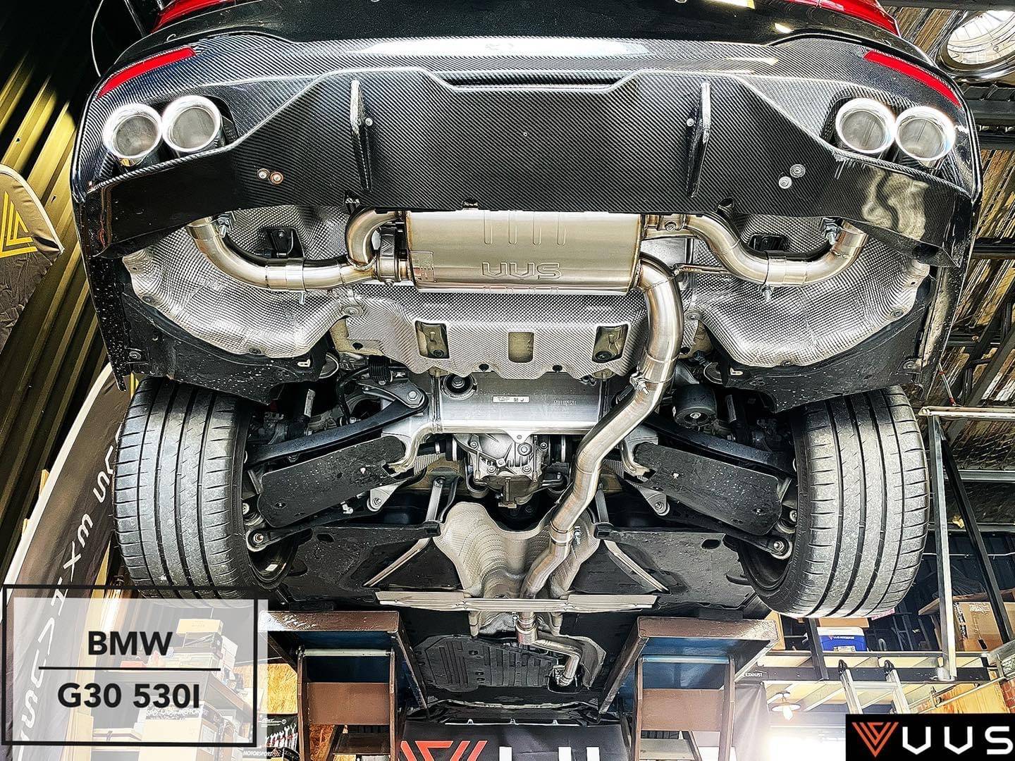 G30 520 530 VVS排氣管 Downpipe當派 全段 中尾段