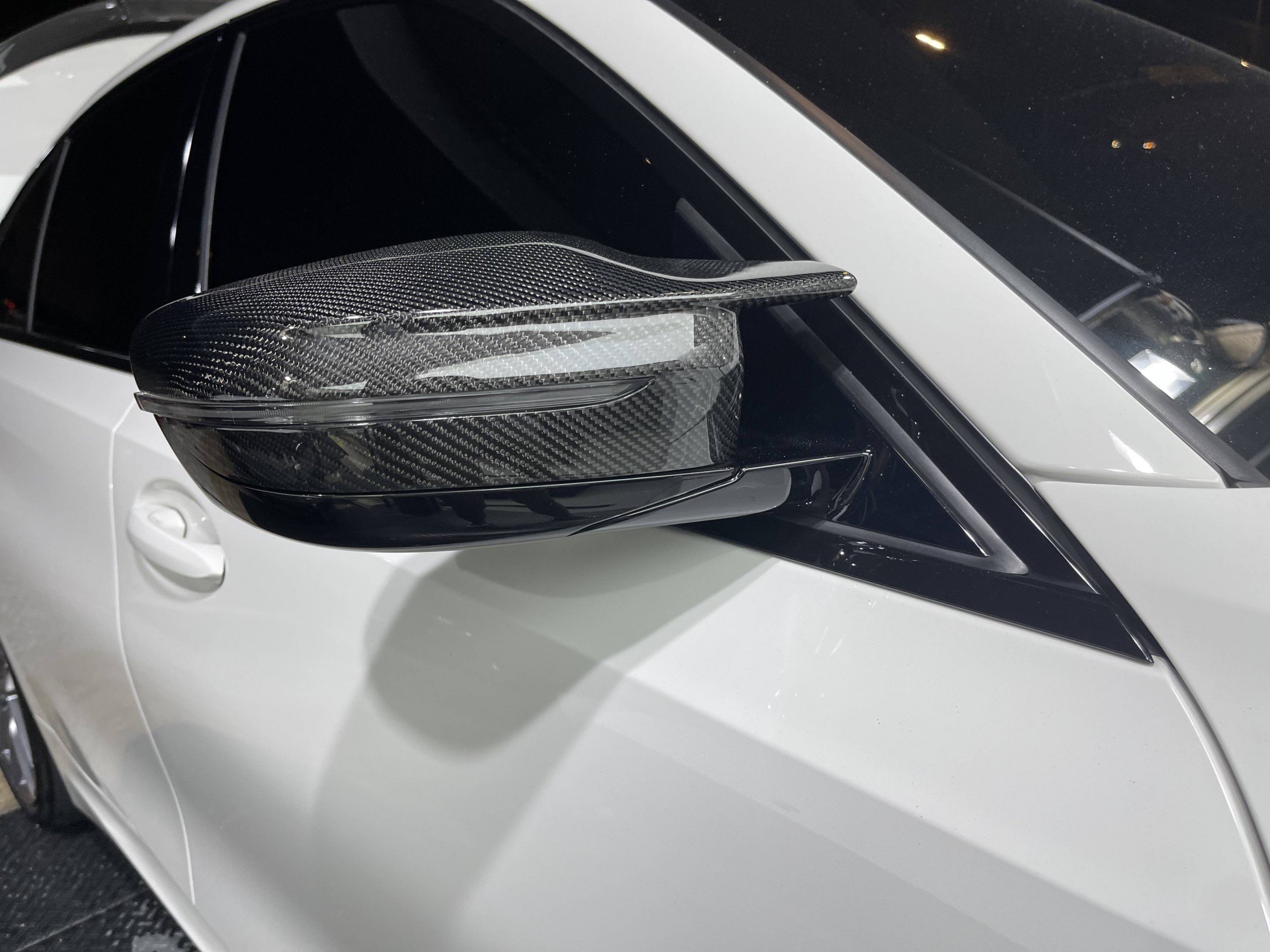 G42 牛角 碳纖維 後視鏡蓋 2件組