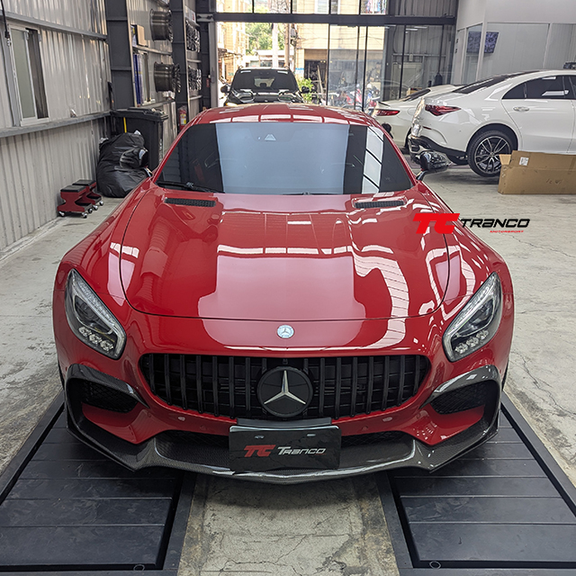 AMG GT C190 碳纖維 前下巴