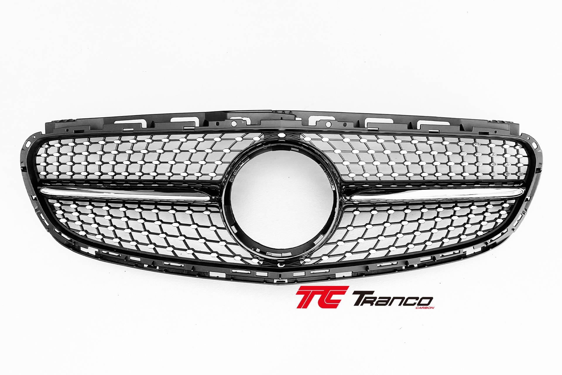 W212 LCI 小改款 滿天星 黑色 水箱罩