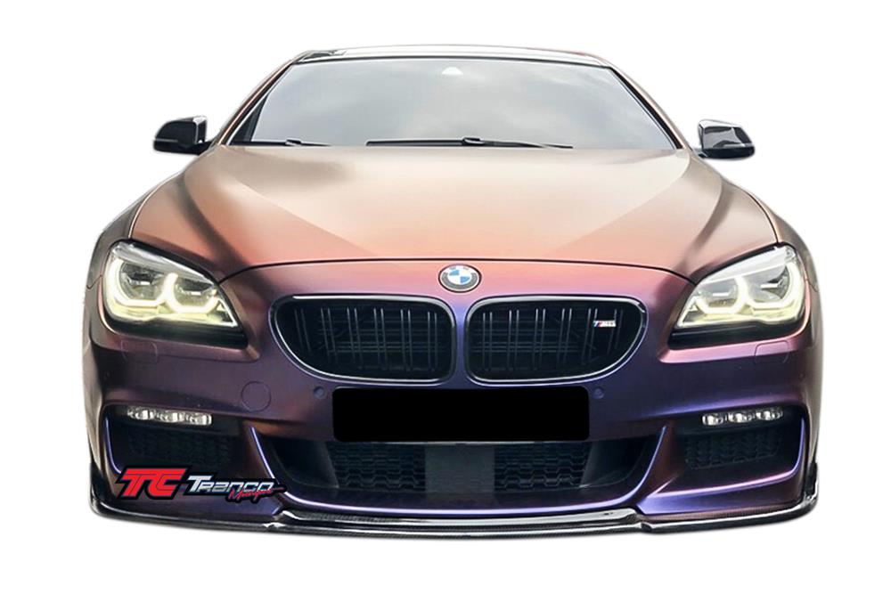 B606121312<BR>F06 F12 F13 H 前下巴 FOR M保桿<BR>適用:M SPORT/ M TECH保桿<BR>材質:碳纖維