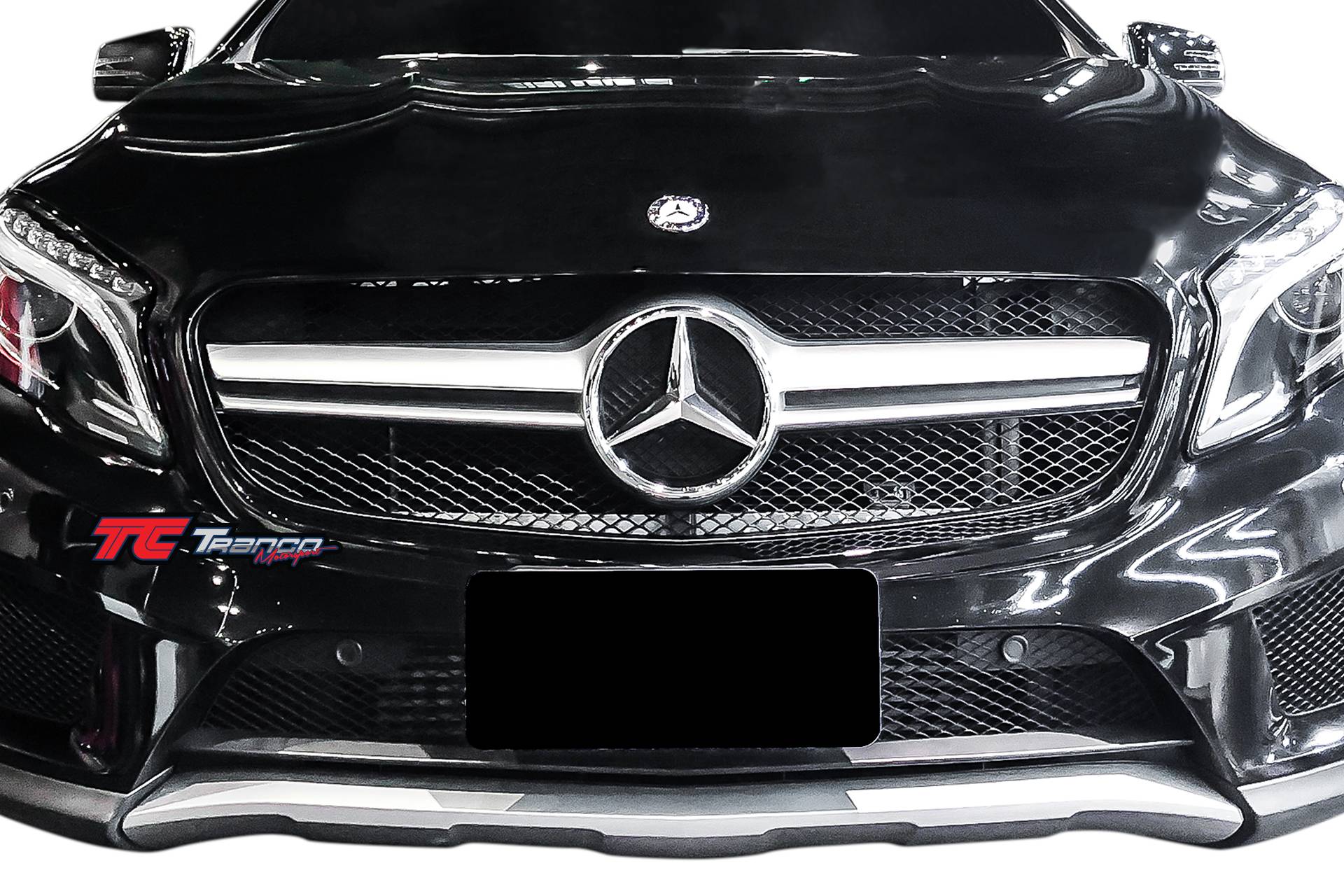 W156 GLA45 銀色 水箱罩