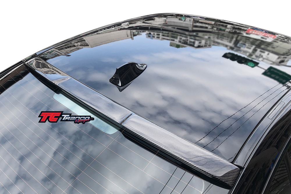 B51031<BR>F10 W 後遮陽<BR>適用:F10 4門<BR>材質:碳纖維