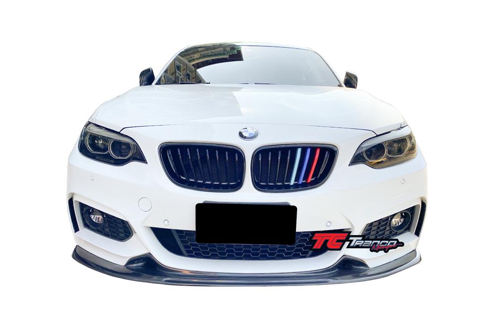 B28719<BR>  F22 E 前下巴 FOR M 保桿 <BR> 適用:M SPORT/ M TECH保桿 <BR> 材質:碳纖維