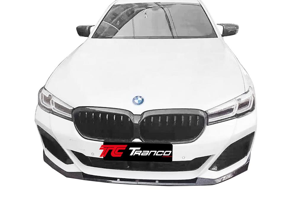 B53014  <BR> G30/G31 小改款 C 前下巴 FOR M 保桿  <BR> 適用:M SPORT/ M TECH保桿  <BR>材質:碳纖維