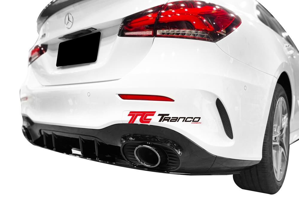 MA17703 <BR>  W177 4門 A35 後下巴總成 AMG保桿  <BR> 適用:W177四門  <BR> 材質:ABS