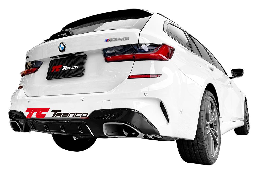 B32020 <BR> G20/G21 P 亮黑 後下巴 方管 FOR M 保桿 <BR> 適用:M SPORT/ M TECH保桿<BR>  材質:ABS