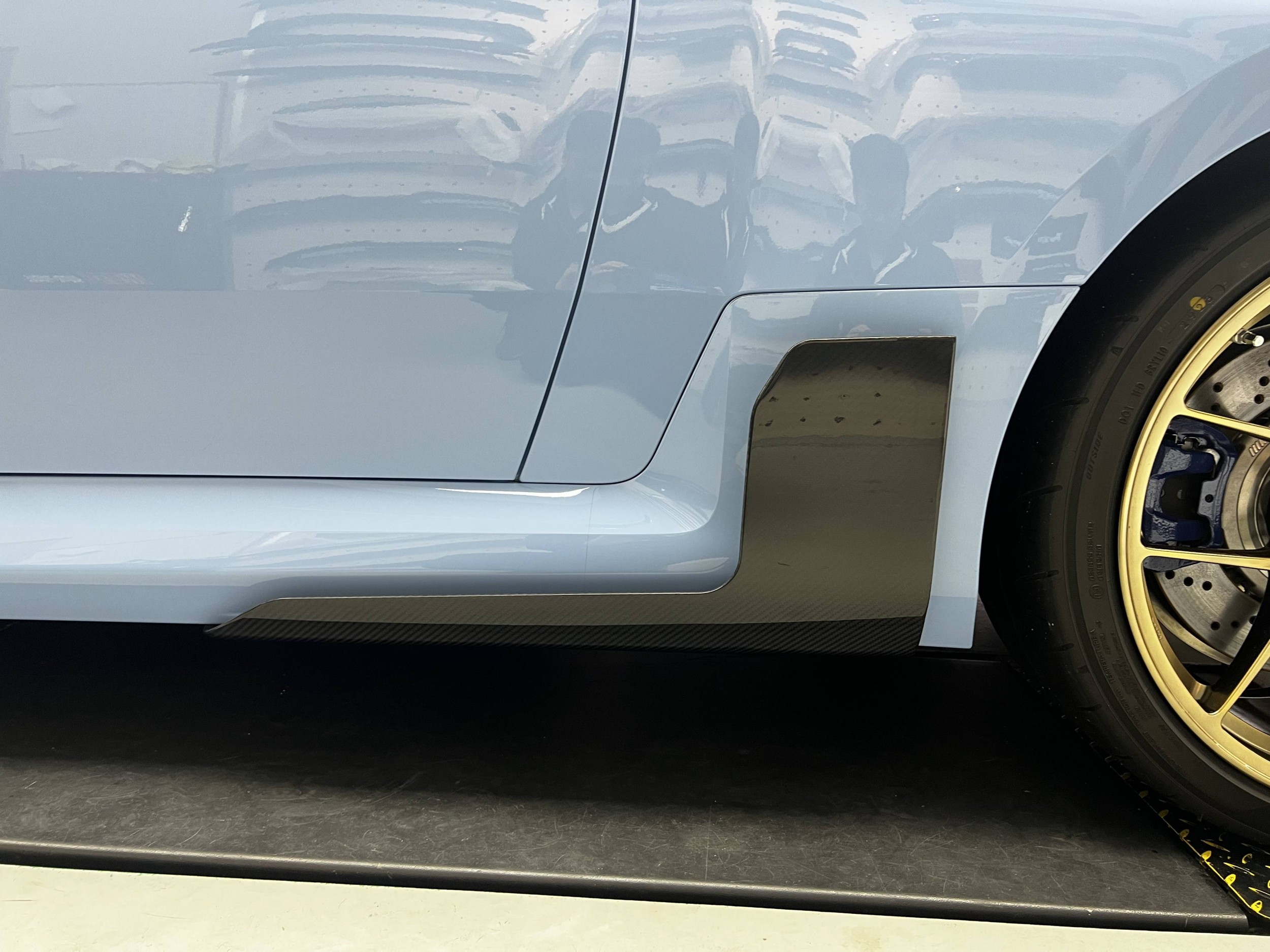 G87 M2 P 碳纖維 側裙定風翼