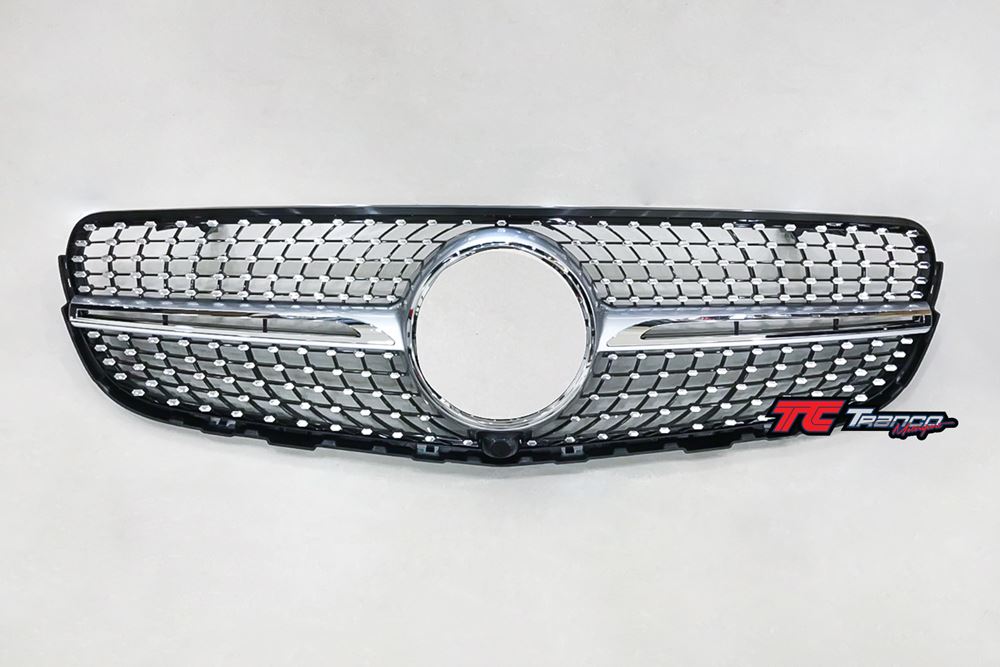 MGLC25306 <BR>  W253 GLC 滿天星 銀色 水箱罩 <BR>  適用:W253 <BR>  材質:ABS