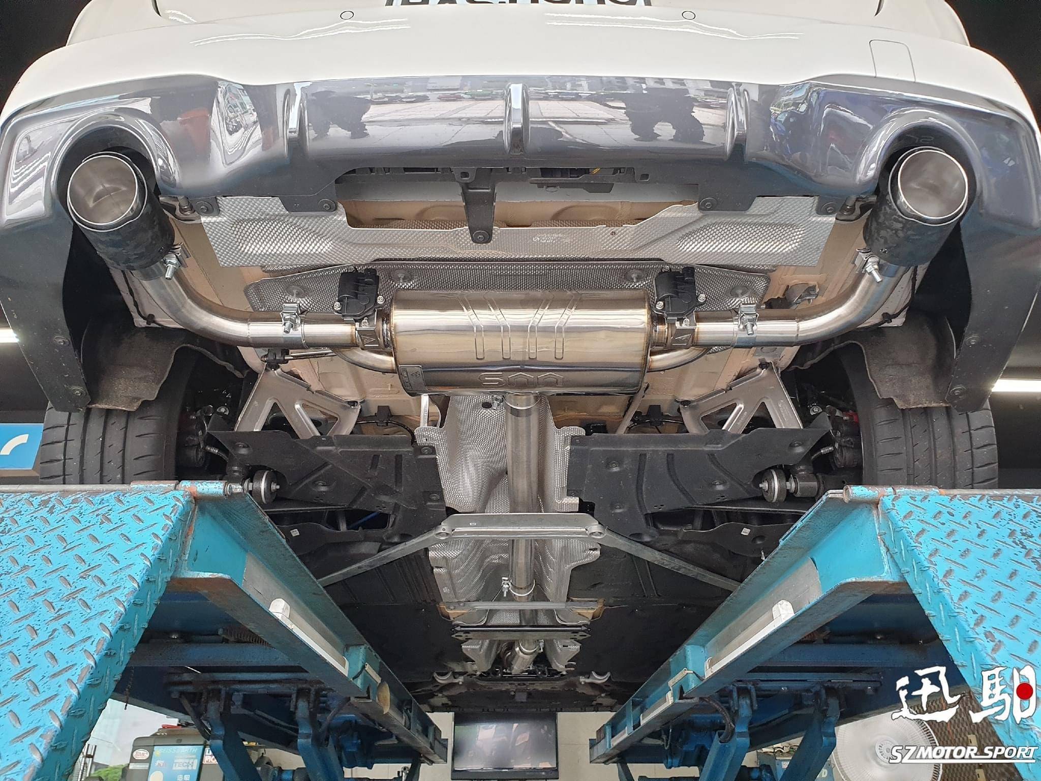 F44 220i VVS 排氣管 Downpipe當派 全段 中尾段