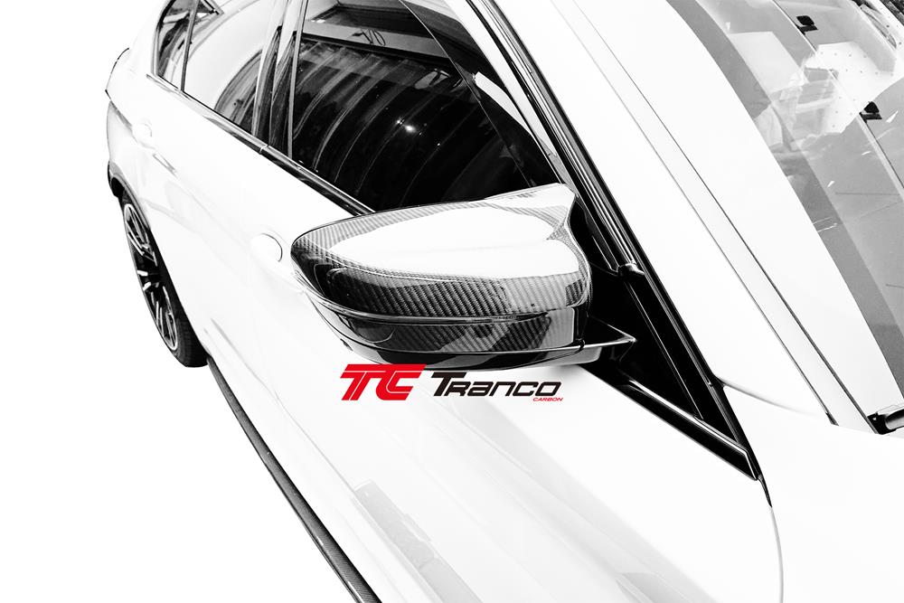 B59008  <BR>F90 M5 原廠 後視鏡蓋 替換式 全碳 <BR> 適用:F90 M5  <BR>材質:全碳