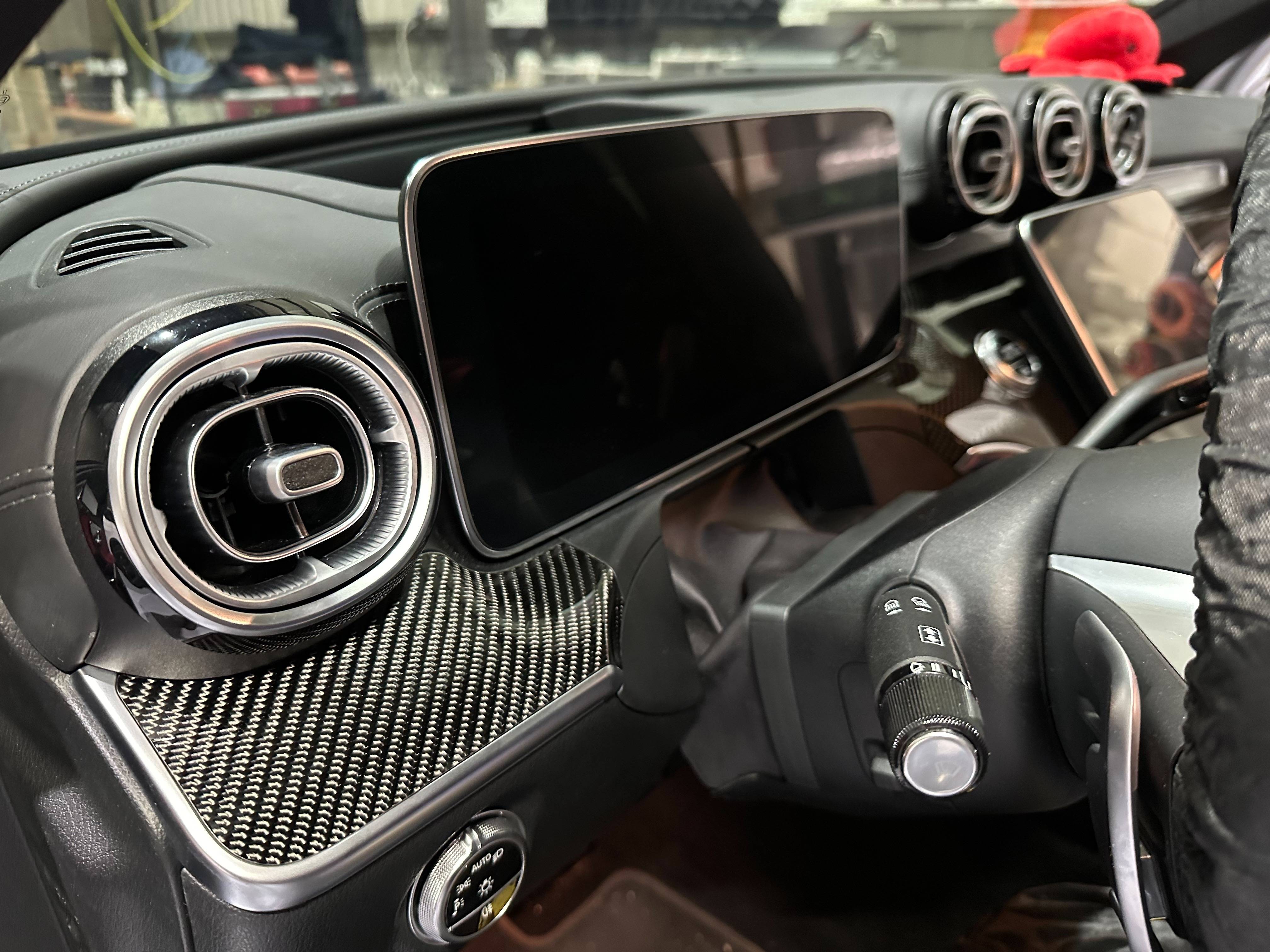 賓士原廠碳纖維飾板