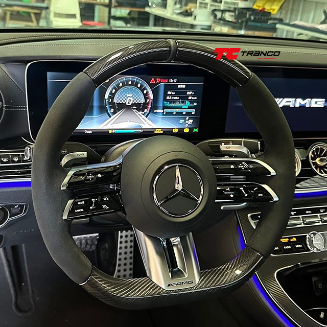 BENZ 蜻蜓 AMG方向盤 碳纖維