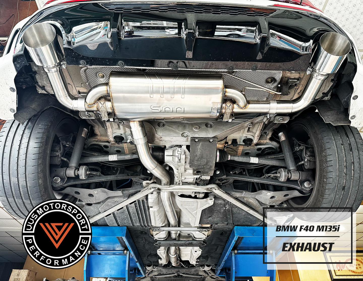 F40 M135i VVS 排氣管 Downpipe當派 全段 中尾段