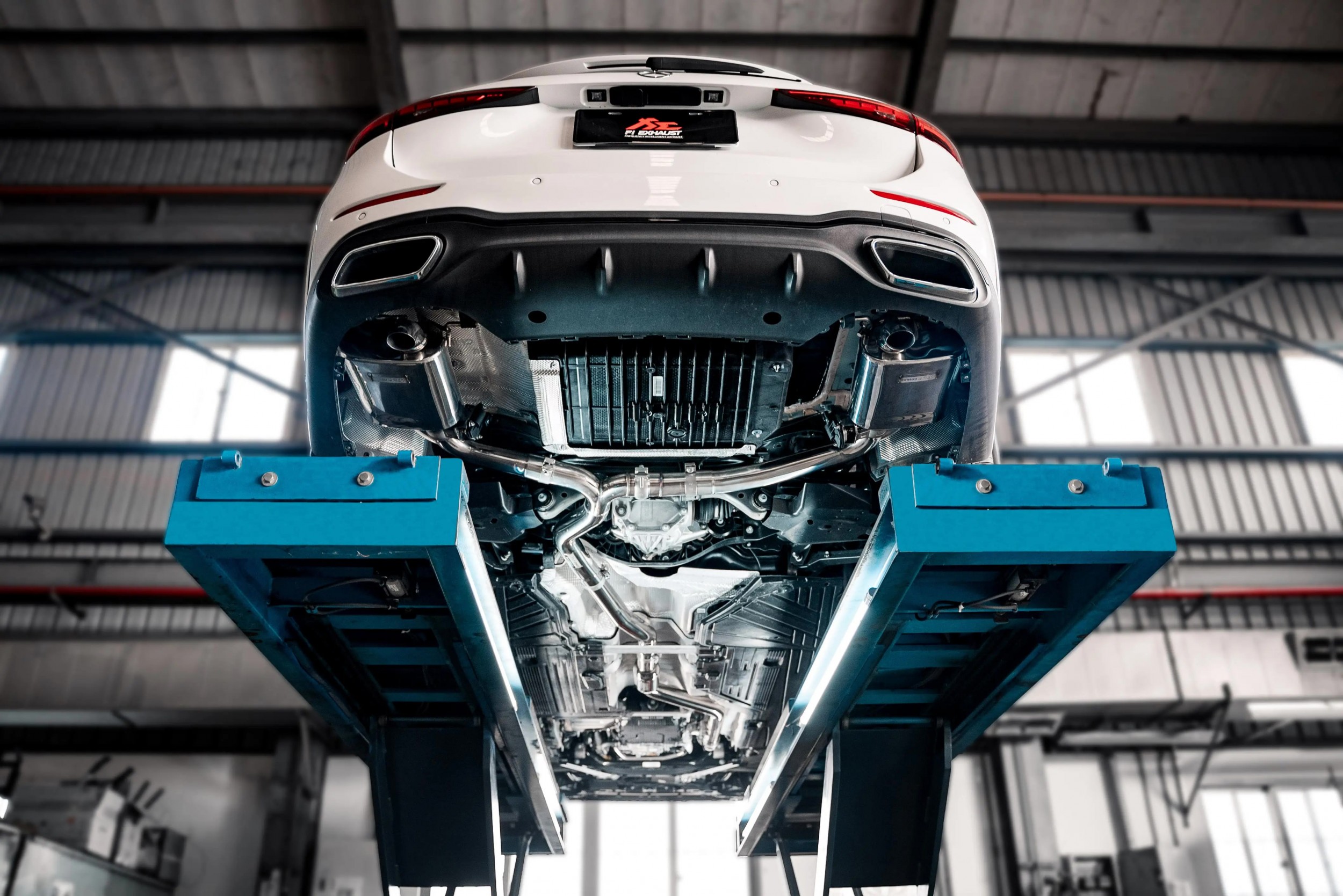 W206 C200 FI 排氣管 Downpipe 當派 全段 中尾段