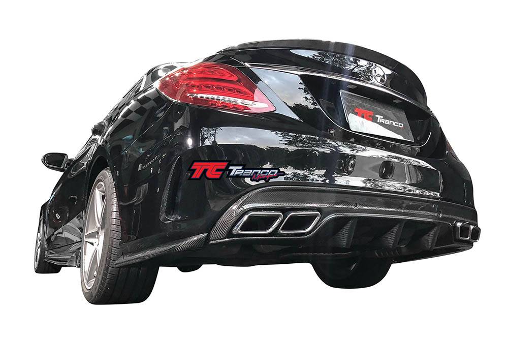 MC20509 <BR> W205 C63 後下巴 AMG/C63保桿<BR>  適用:AMG/C63保桿 <BR> 材質:碳纖維