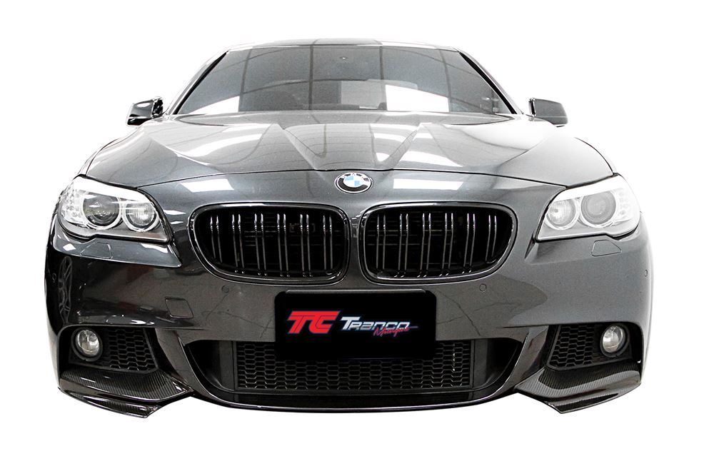 B51037<BR>F10/11 P 前定風翼 FOR M 保桿<BR>適用:M Sport/ M tech保桿<BR>材質:全碳