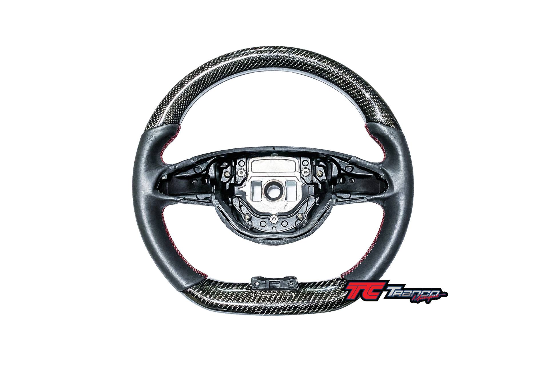 W207 方向盤 碳纖維 牛皮